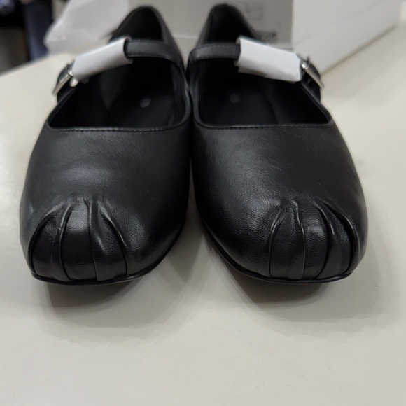 COS Black Leather Buckle Flats - Picture 8 of 14